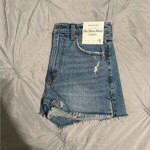 Abercrombie & Fitch Light Blue Denim Shorts